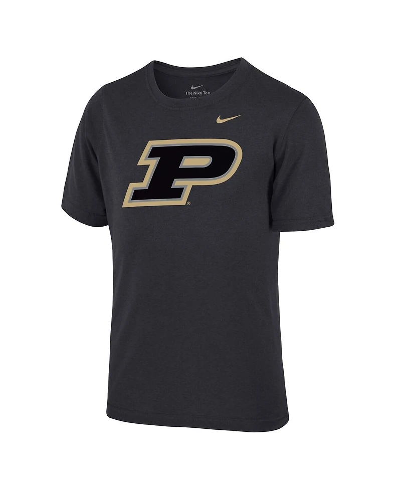 Nike Big Boys and Girls Charcoal Purdue Boilermakers Legend T-Shirt