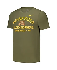 Nike Men's Olive Minnesota Golden Gophers 2024 Military Appreciation Performance T-Shirt