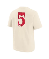 Nike Big Boys and Girls Corey Seager Natural Texas Rangers Fuse City Connect Name Number T-Shirt