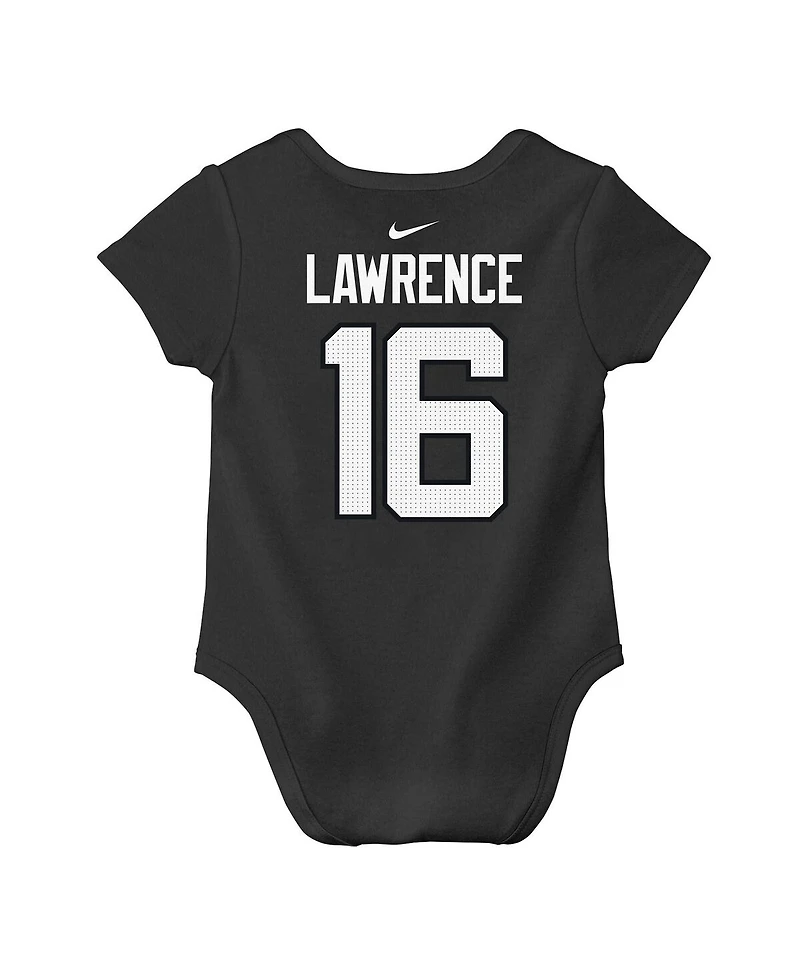 Nike Big Boys and Girls Trevor Lawrence Charcoal Jacksonville Jaguars Player Name Number Bodysuit