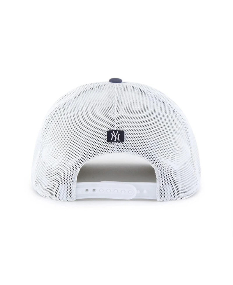 '47 Brand Men's Navy/White New York Yankees Scratch Adjustable Trucker Hat