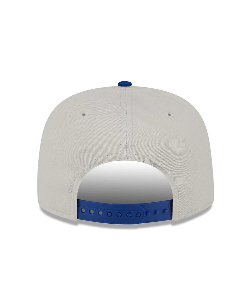 New Era Men's Cream Atlanta Braves Iron Golfer Snapback Hat