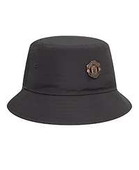 New Era Men's Gray Manchester United Bronze Bucket Hat