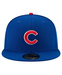 New Era Men's Royal Chicago Cubs Buck O'Neil On Field 59FIFTY Fitted Hat