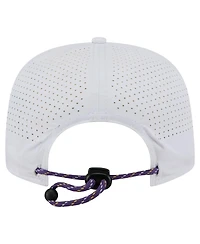 New Era Men's White Los Angeles Lakers Performance Rope Golfer Adjustable Hat
