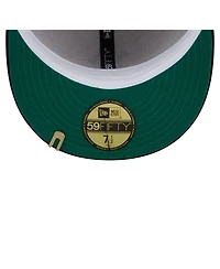 New Era Men's Cream/Navy Boston Red Sox Two-Tone Corduroy 59FIFTY Fitted Hat