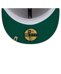New Era Men's Cream/Navy Atlanta Braves Two-Tone Corduroy 59FIFTY Fitted Hat