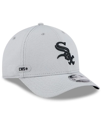 New Era Men's Gray Chicago White Sox 2025 Mlb Clubhouse 9FORTY M-Crown Adjustable Hat