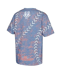 Outerstuff Big Boys and Girls Royal Philadelphia Phillies Slide Score Bold T-Shirt