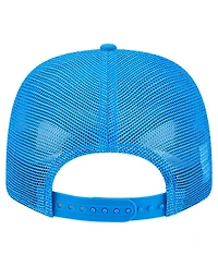 New Era Men's Blue Detroit Lions Main Trucker 9SEVENTY Stretch-Snap Hat