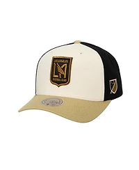 Mitchell & Ness Men's Cream Lafc Brushed Off Pro Crown Snapback Hat