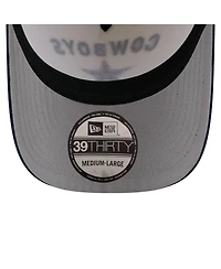 New Era Men's Cream/Navy Dallas Cowboys 2025 Nfl Draft 39THIRTY Flex Hat