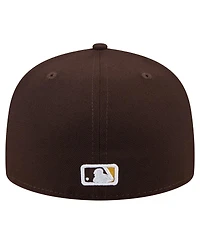 New Era Men's Brown San Diego Padres Yarn Stitch 59FIFTY Fitted Hat