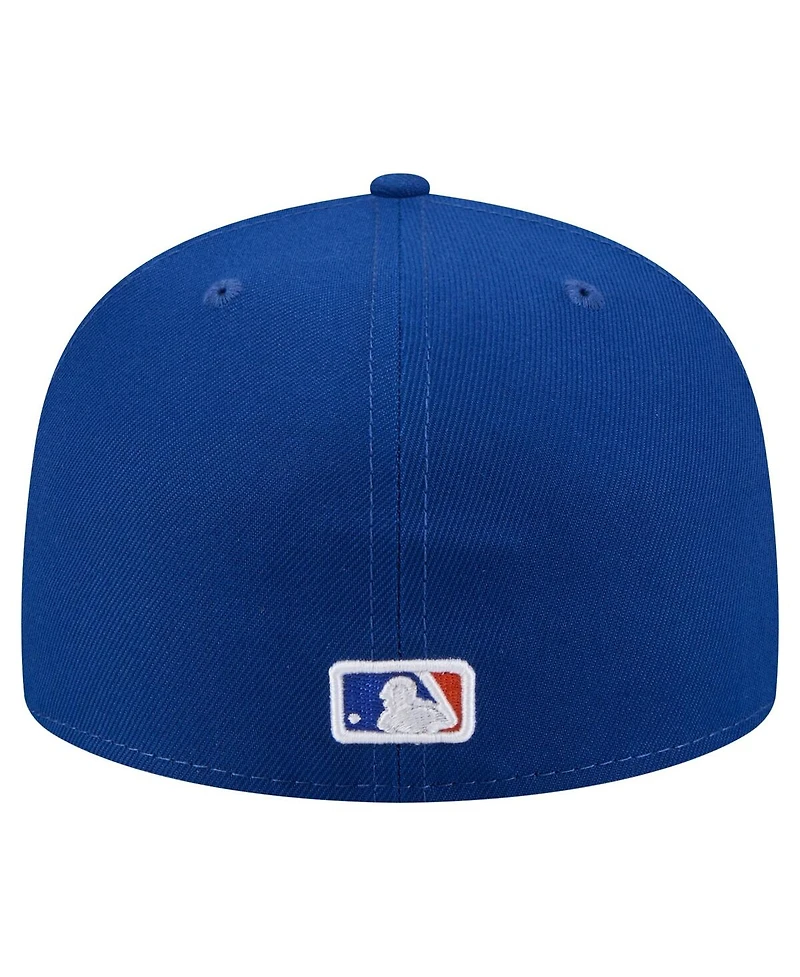 New Era Men's Royal York Mets Yarn Stitch 59FIFTY Fitted Hat