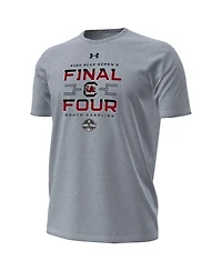 Under Armour Men's Gray South Carolina Gamecocks 2025 Ncaa Women's Basketball Tournament March Madness Final Four Locker Room T-Shirt