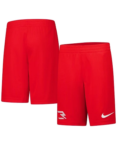 Nike 3BRAND by Russell Wilson Big Boys and Girls Red Badge Shorts