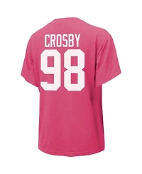 Majestic Women's Maxx Crosby Pink Las Vegas Raiders Name Number T-Shirt