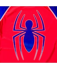 Spider-Man Toddler Boys Upf 50+ Rash Guard and Swim Trunks Outfit Set