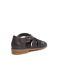 Woven Peep Toe Sandal
