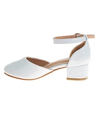 Laura Ashley Little and Big Girls Low Heeled Dress Shoe