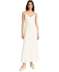 The Good Journey Women's Eyelet Open-Back Maxi Dress