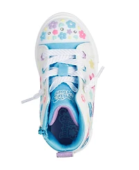 Skechers Toddler Girls Twinkle Toes: Sparks - Super Blossom High Top Light-Up Casual Sneakers from Finish Line
