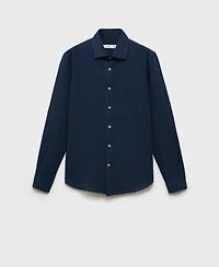 Mango Men's Classic-Fit Linen Shirt