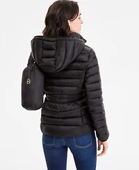 Michael Kors Women's Hooded Shine Packable Puffer Coat, Exclusively at Macy's