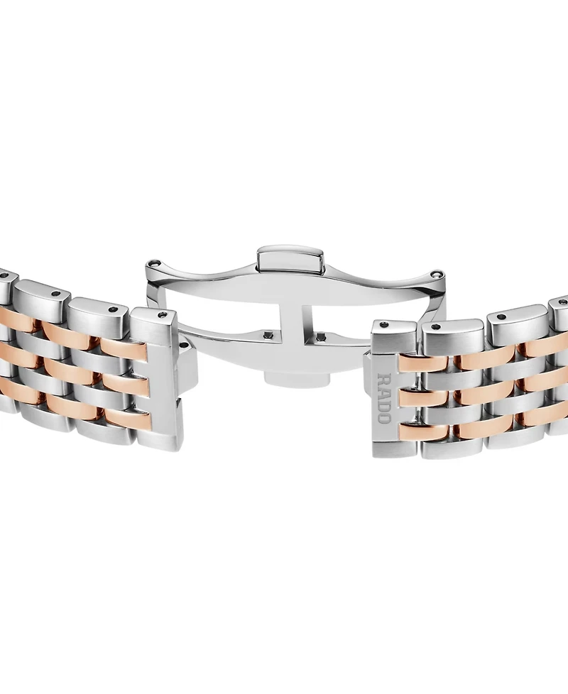 Rado Unisex Swiss Automatic Florence Two-Tone Stainless Steel Bracelet Watch 39mm