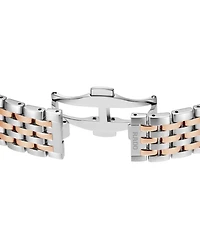Rado Unisex Swiss Automatic Florence Two-Tone Stainless Steel Bracelet Watch 39mm