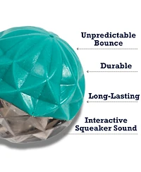 Country Living Geometric Design Textured Ball Dog Chew Toy