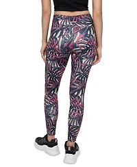 Dkny Sport Women's Printed High-Waist 7/8 Tights
