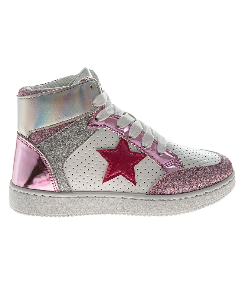 Kensie Girl Little and Big Girls High Top Sneakers