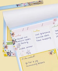 Pukka Pads Weekly Ditzy Floral Planner Pad, Pack 6