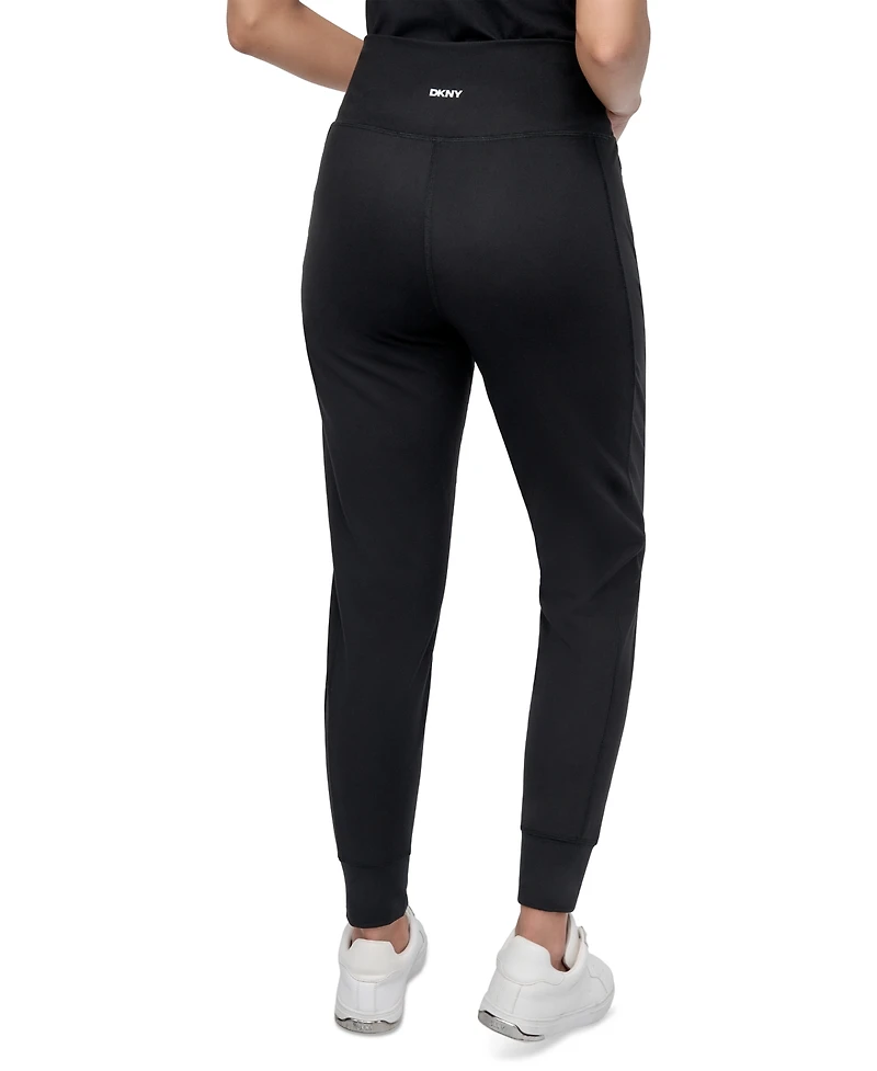 Dkny Sport Women's Balance Zip-Pocket Compression Joggers