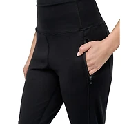 Dkny Sport Women's Balance Zip-Pocket Compression Joggers