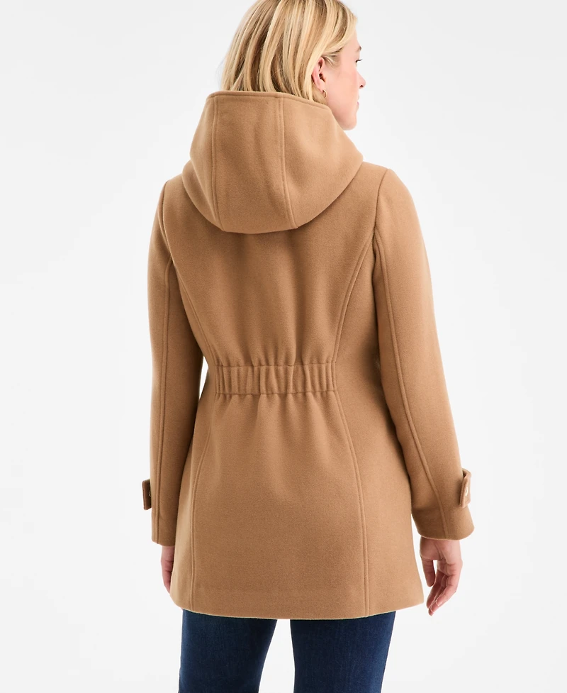 Michael Kors Women's Hooded Button-Front Coat, Exclusively at Macy's