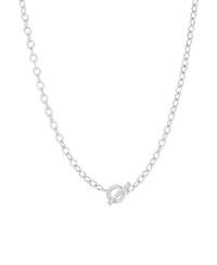 And Now This Cubic Zirconia Toggle Necklace