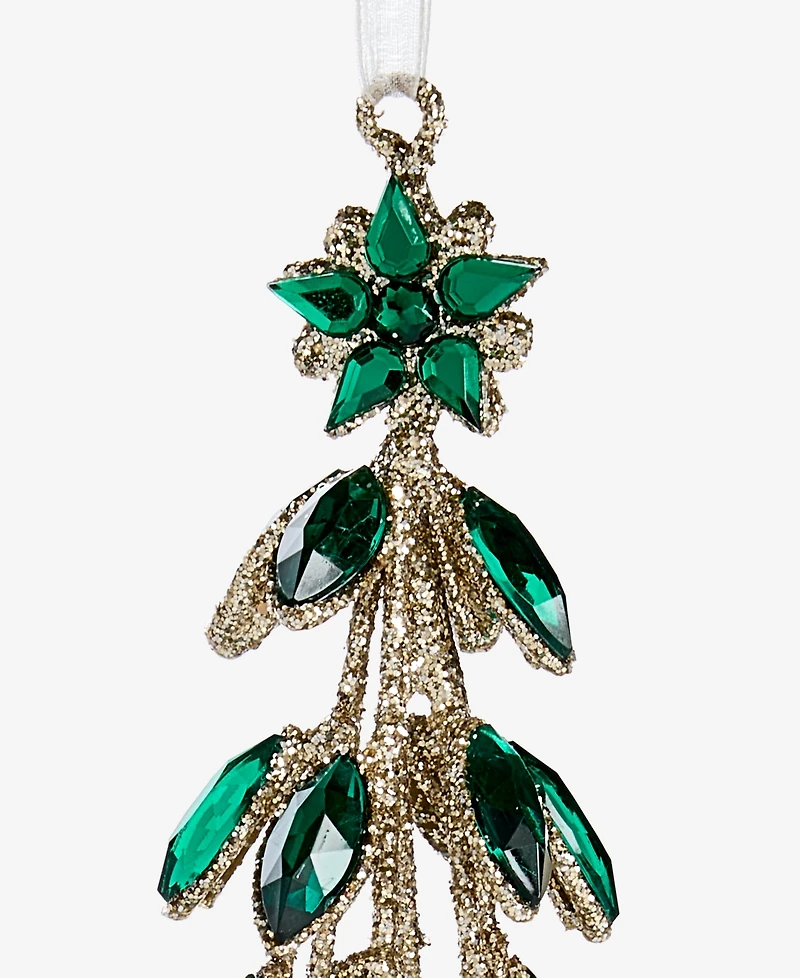 Holiday Lane Gilded Glamour Iron Gem Christmas Tree Ornament, Macy's Exclusive