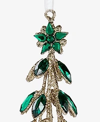 Holiday Lane Gilded Glamour Iron Gem Christmas Tree Ornament, Macy's Exclusive