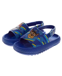 Nickelodeon Toddler Boys Patrol Hook and Loop Backstrap Slides
