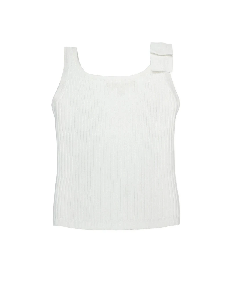 Hope & Henry Girls Sleeveless Sweater Tank with Bow