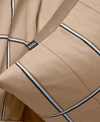 Boss Home by Hugo Check Cotton Sateen Sham Pair, Standard