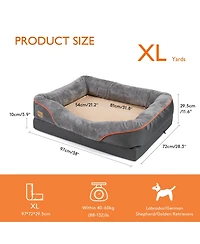 Bingopaw Luxury Xl Warm Washable Orthopedic Pet Bed for Dogs/Cats
