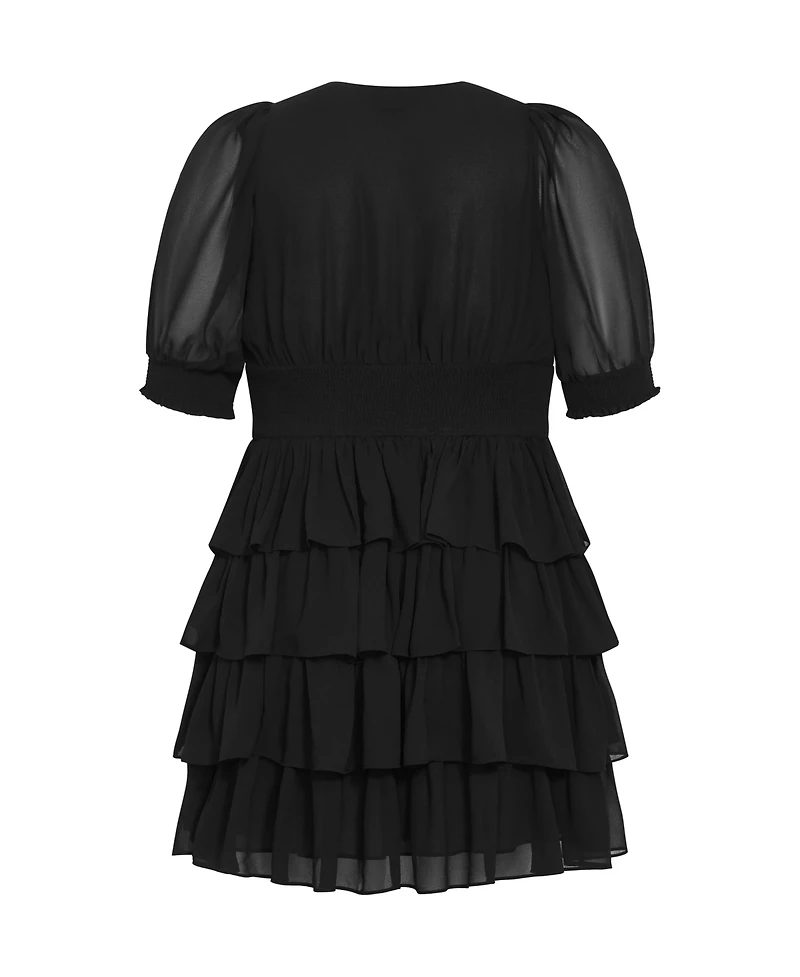 City Chic Plus Kailey Short Sleeve Dress