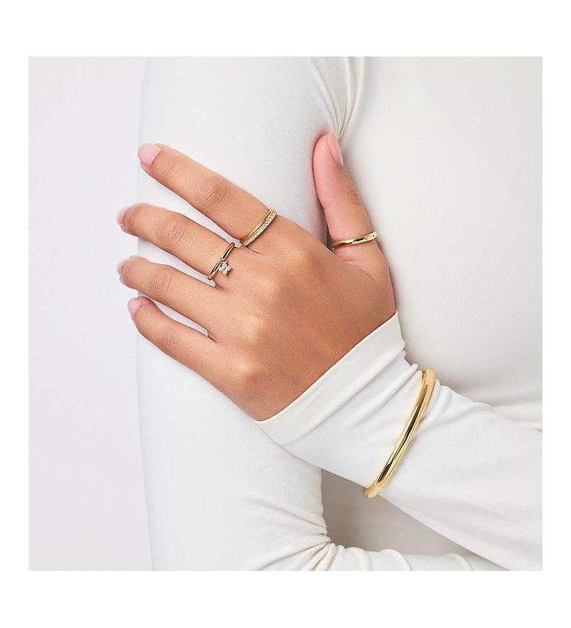 Ana Luisa Gold Band Ring - Jadyn