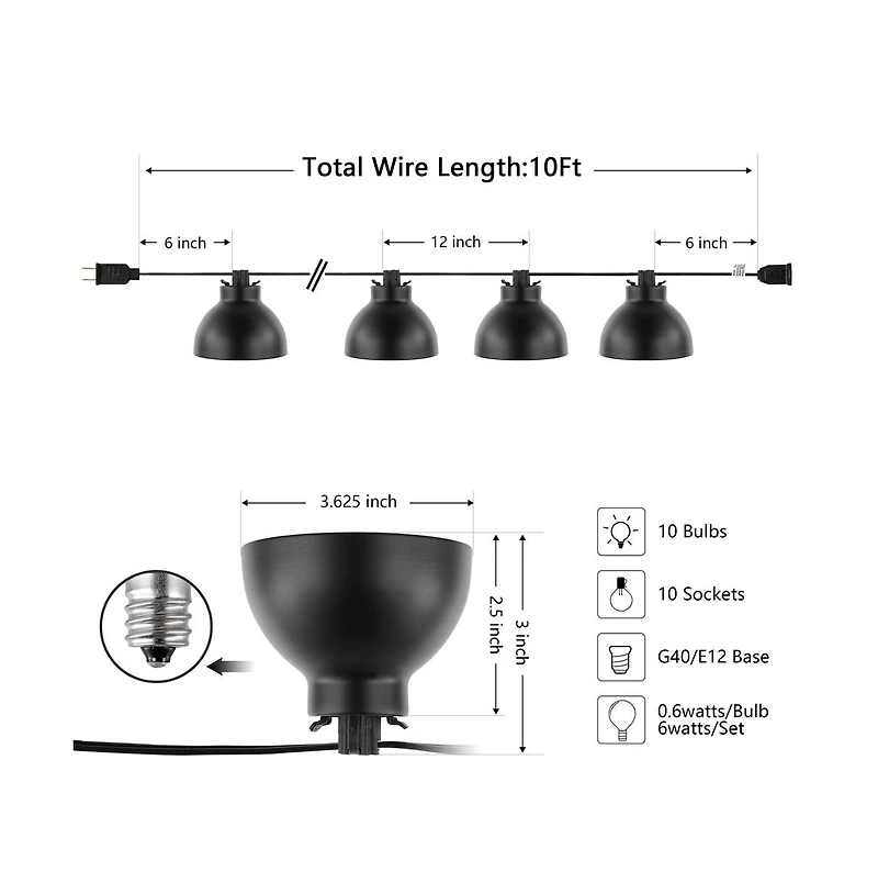 Claudie Led Outdoor String Light