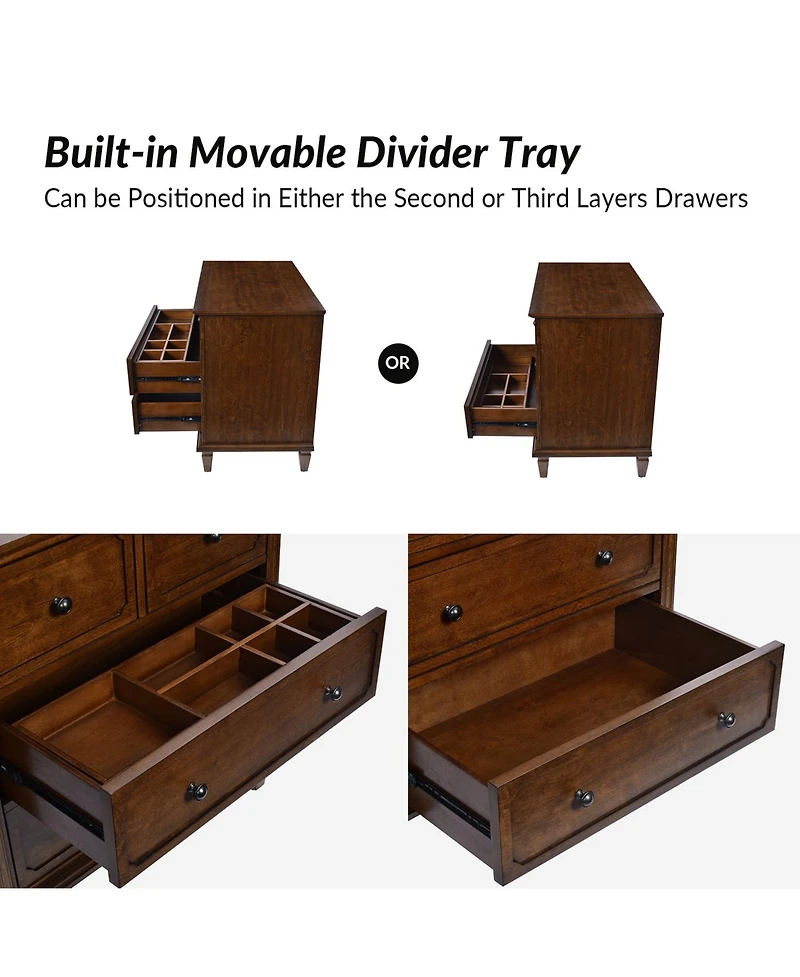 Transitional Hadrian 4-Drawer Accent Chest