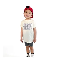 Sweet Wink Toddler Boys Home Run Patch Short Sleeve T-Shirt
