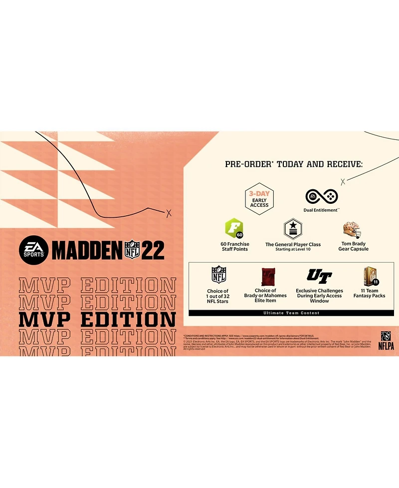 Madden Nfl 22 Mvp Edition for Xbox One and Xbox Series X